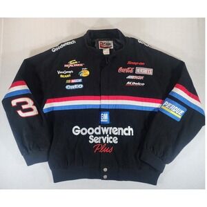 Vtg Chase Authentics Dale Earnhardt GM Goodwrench Service Plus Bomber Jacket
